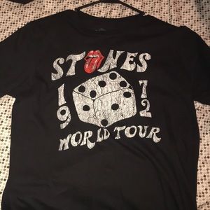 Vintage Rolling Stones tour t shirt